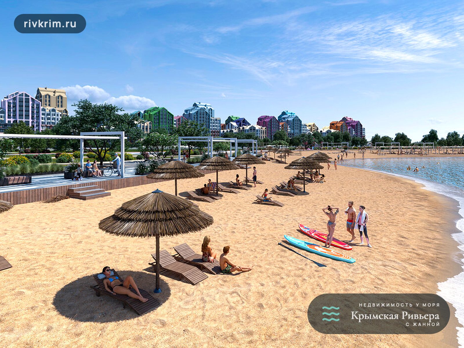 Евпатория ЖК "Мойнако Ривьера" 1-комнатная квартира 56 м²