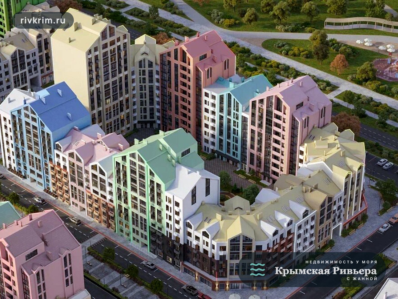 Евпатория ЖК "Мойнако Ривьера" 1-комнатная квартира 31 м²