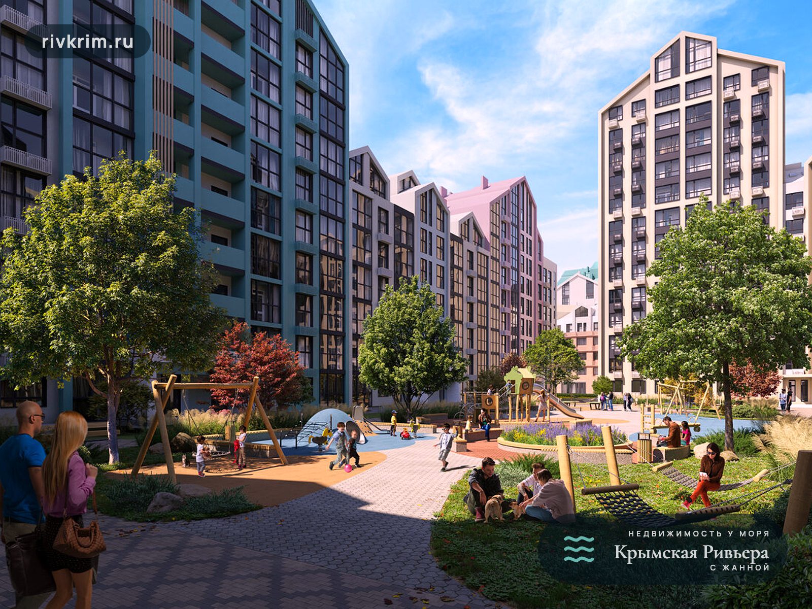 Евпатория ЖК "Мойнако Ривьера" 1-комнатная квартира 31 м²