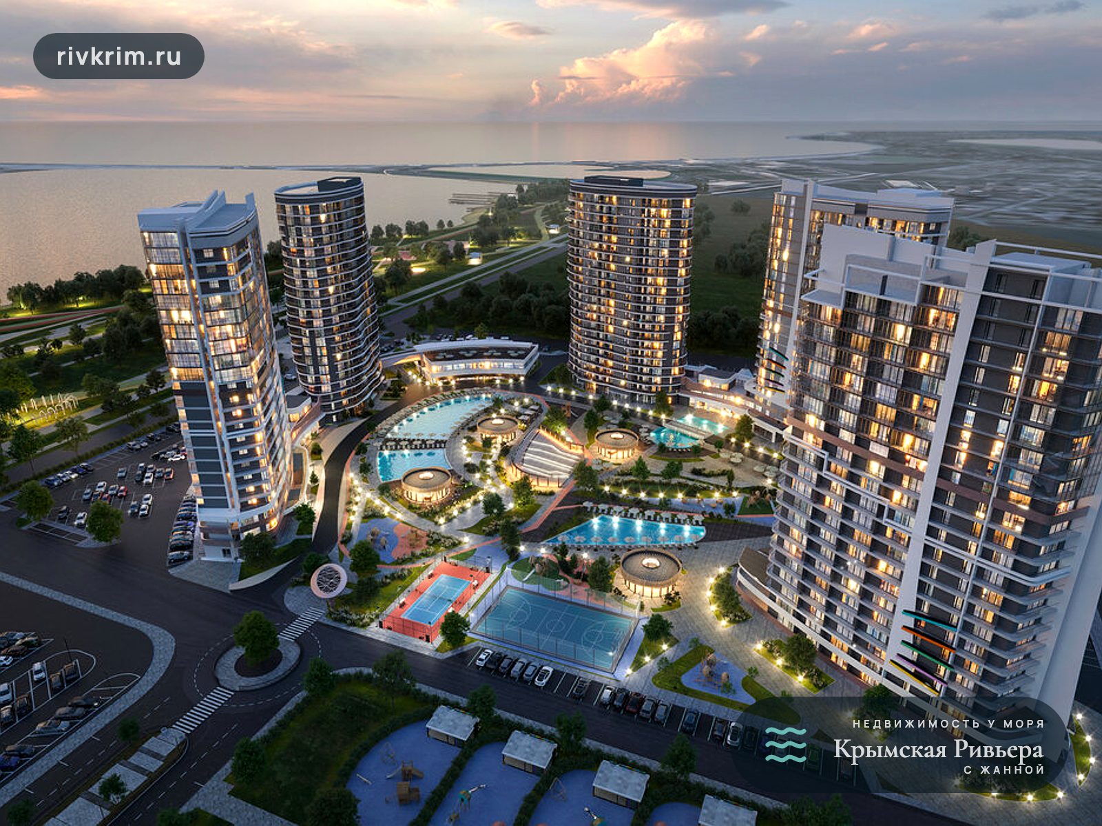 Евпатория ЖК "Мойнако Ривьера" 1-комнатная квартира 31 м²