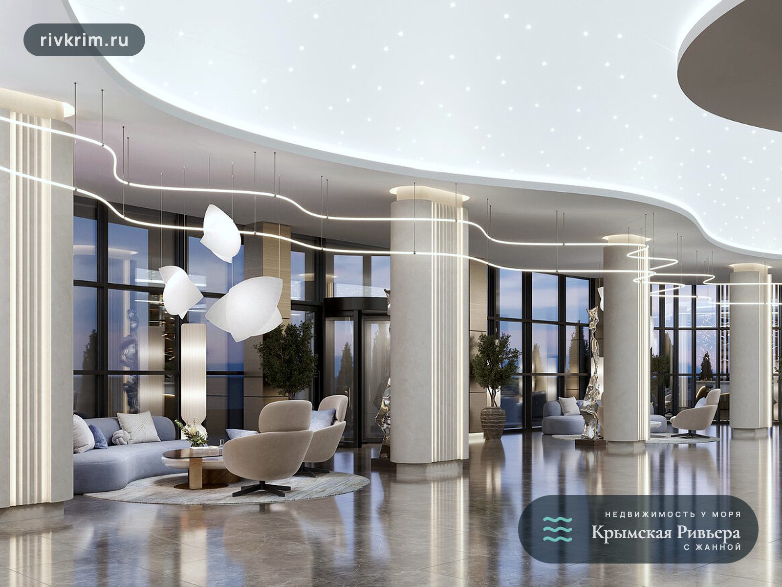 Евпатория ЖК "Мойнако Ривьера" 3-комнатная квартира 59 м²